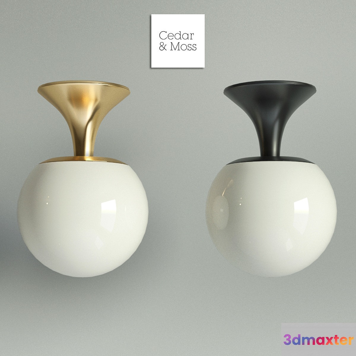 Lamp Sedar & Moss Cascade 3D Max