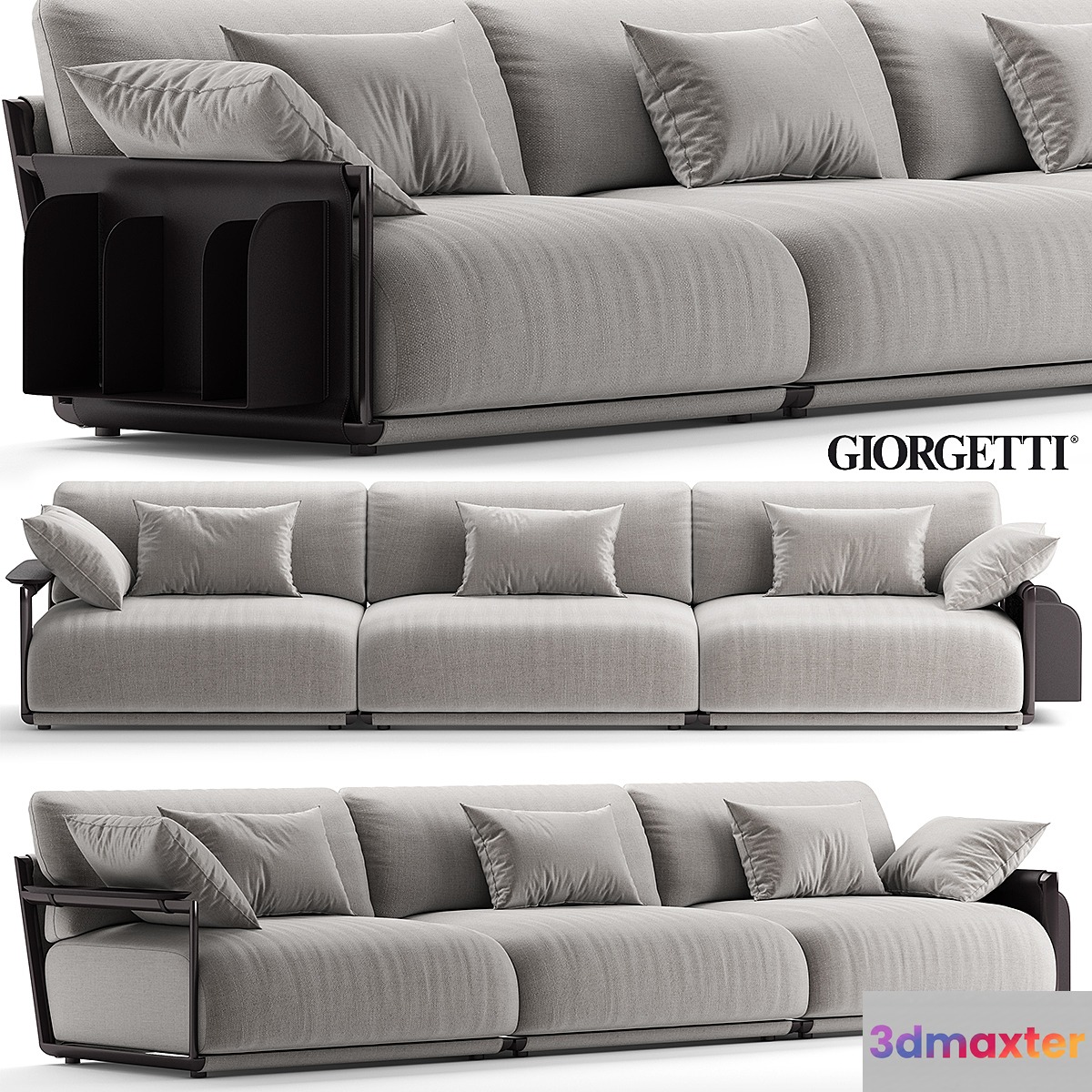 Sofa giorgetti ADAM 3D Max