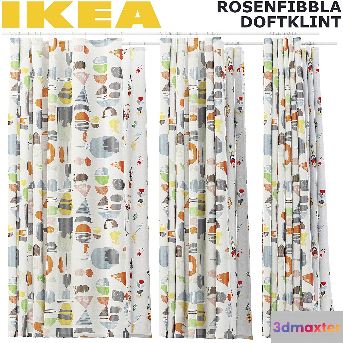 DOFTKLINT ROSENFIBBLA SET