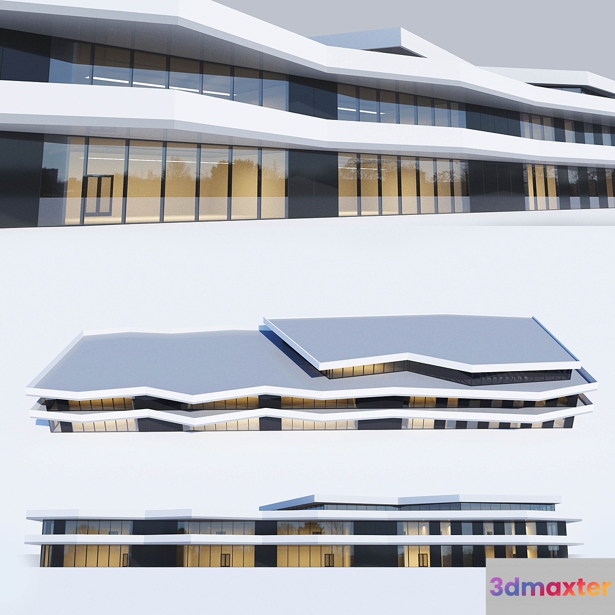 A public building. 3D Max