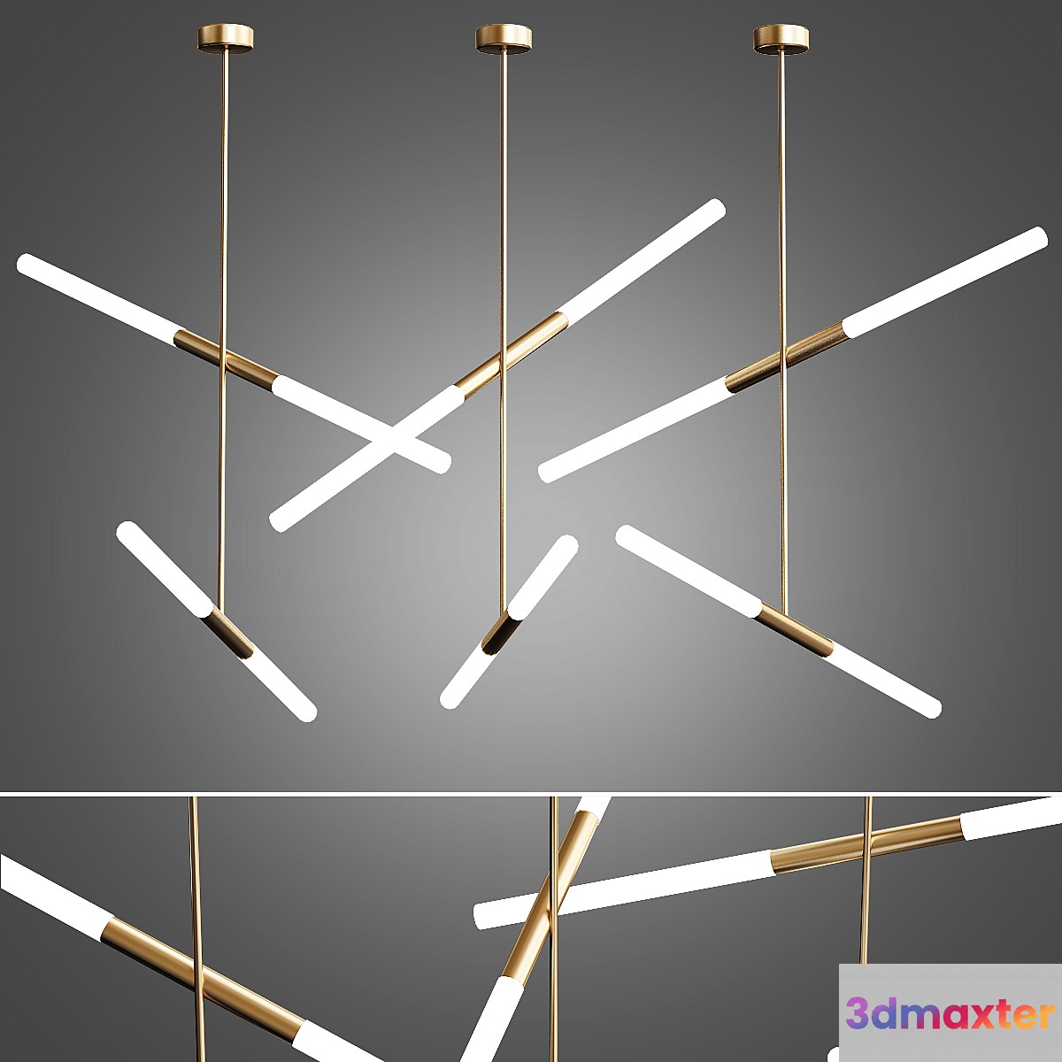 Minimalist Nordic Art Deco Pendant Lamp 3D Max