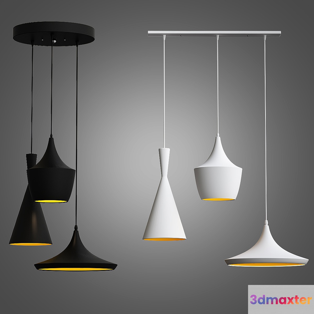Tom Dixon Beat Light Tall 3D Max
