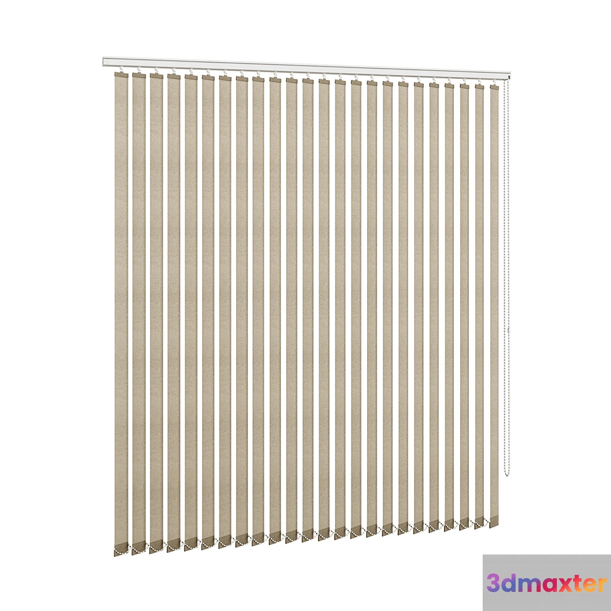 Vertical blinds 3D Max