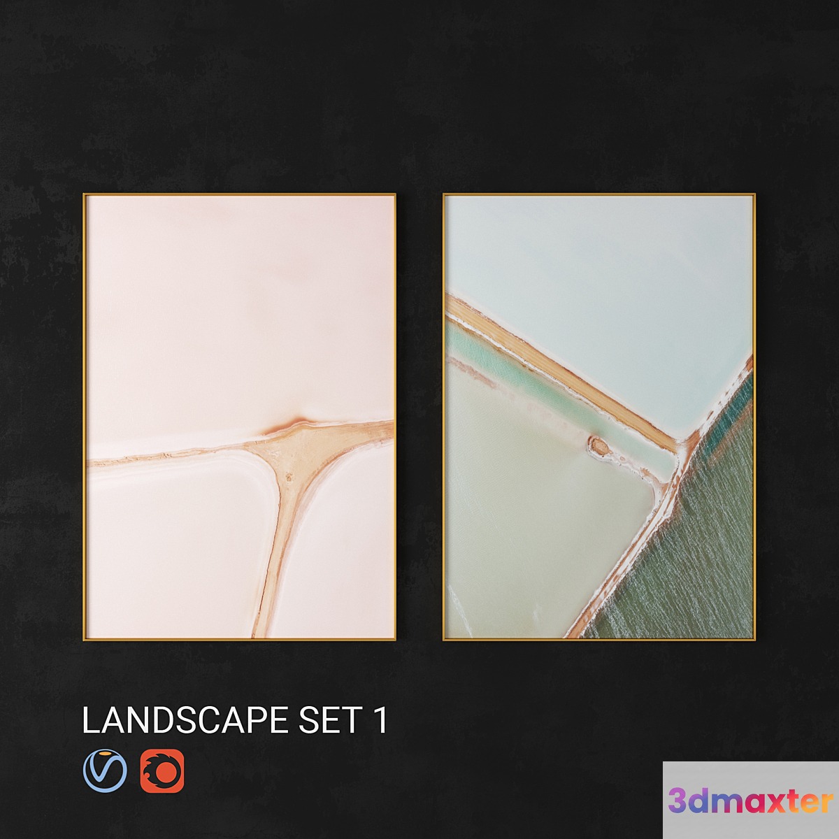 LANDSCAPE SET_1 3D Max