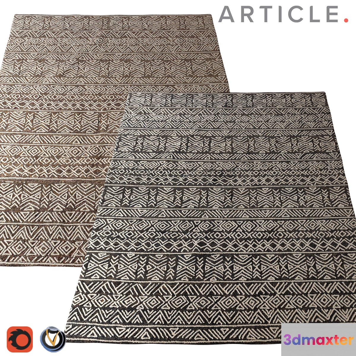 Carpet Article (Mali) 2400х3000 (2 colors) 3D Max