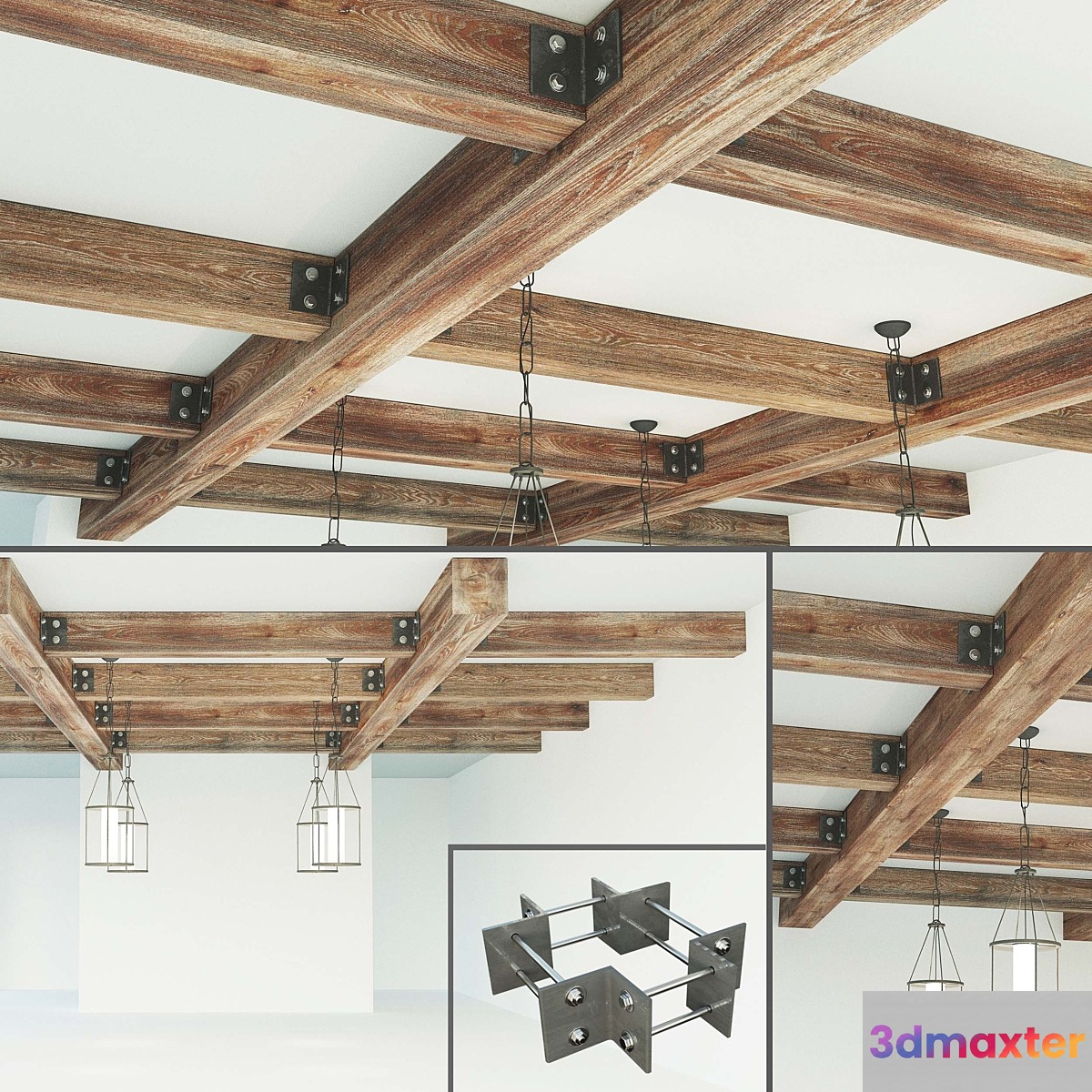 Ceiling beams wooden