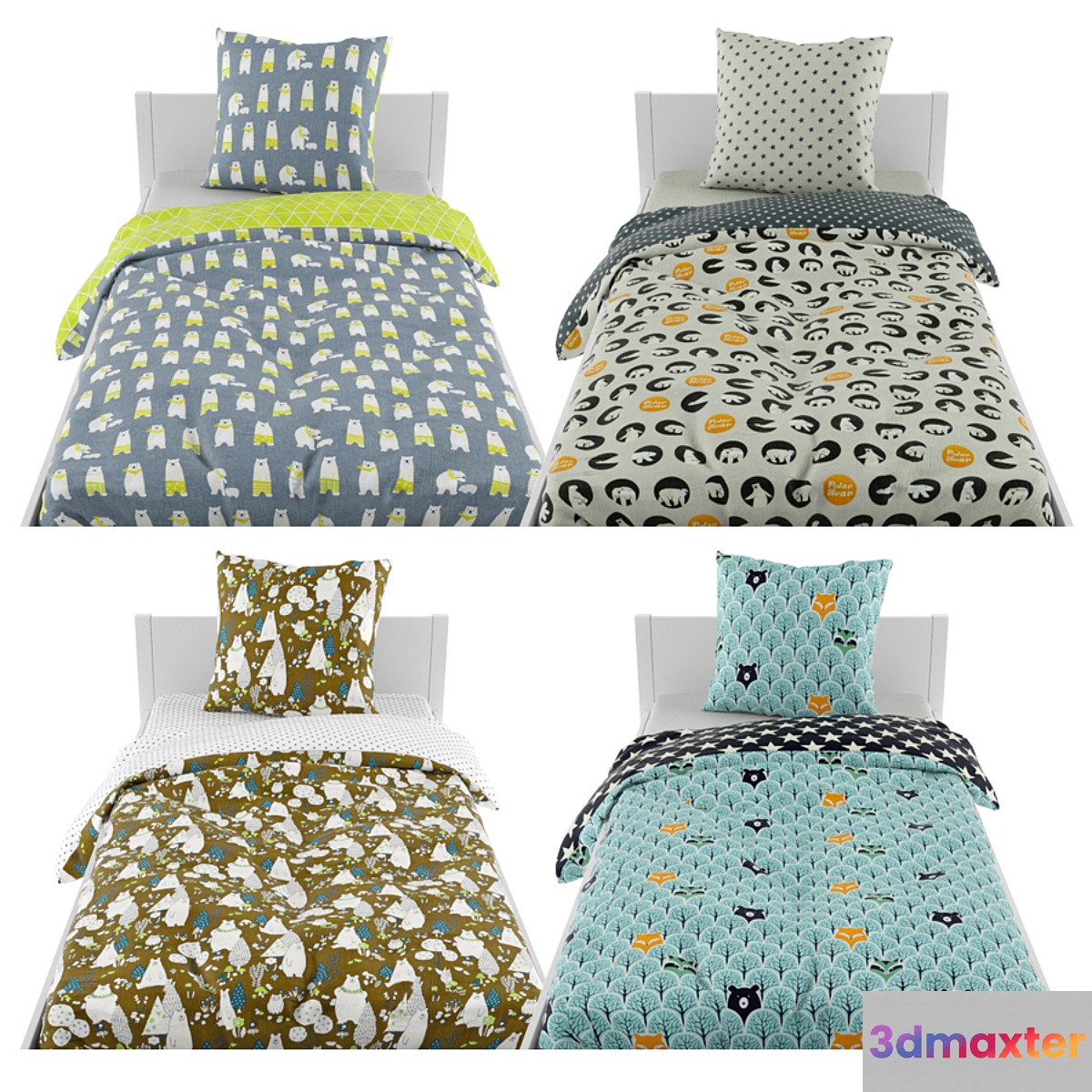 Bed linen 05 3D Max