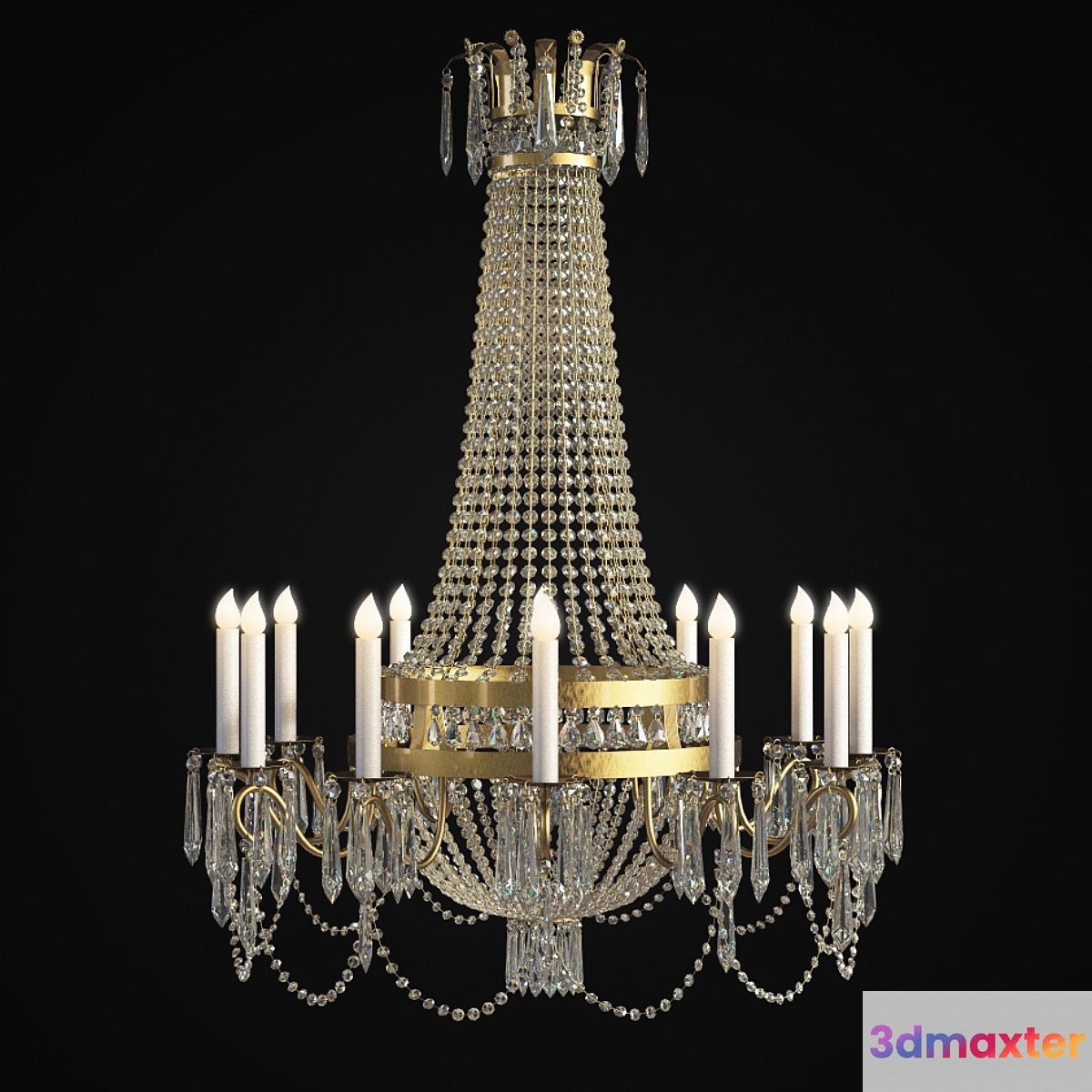 Chandelier - 1 3D Max
