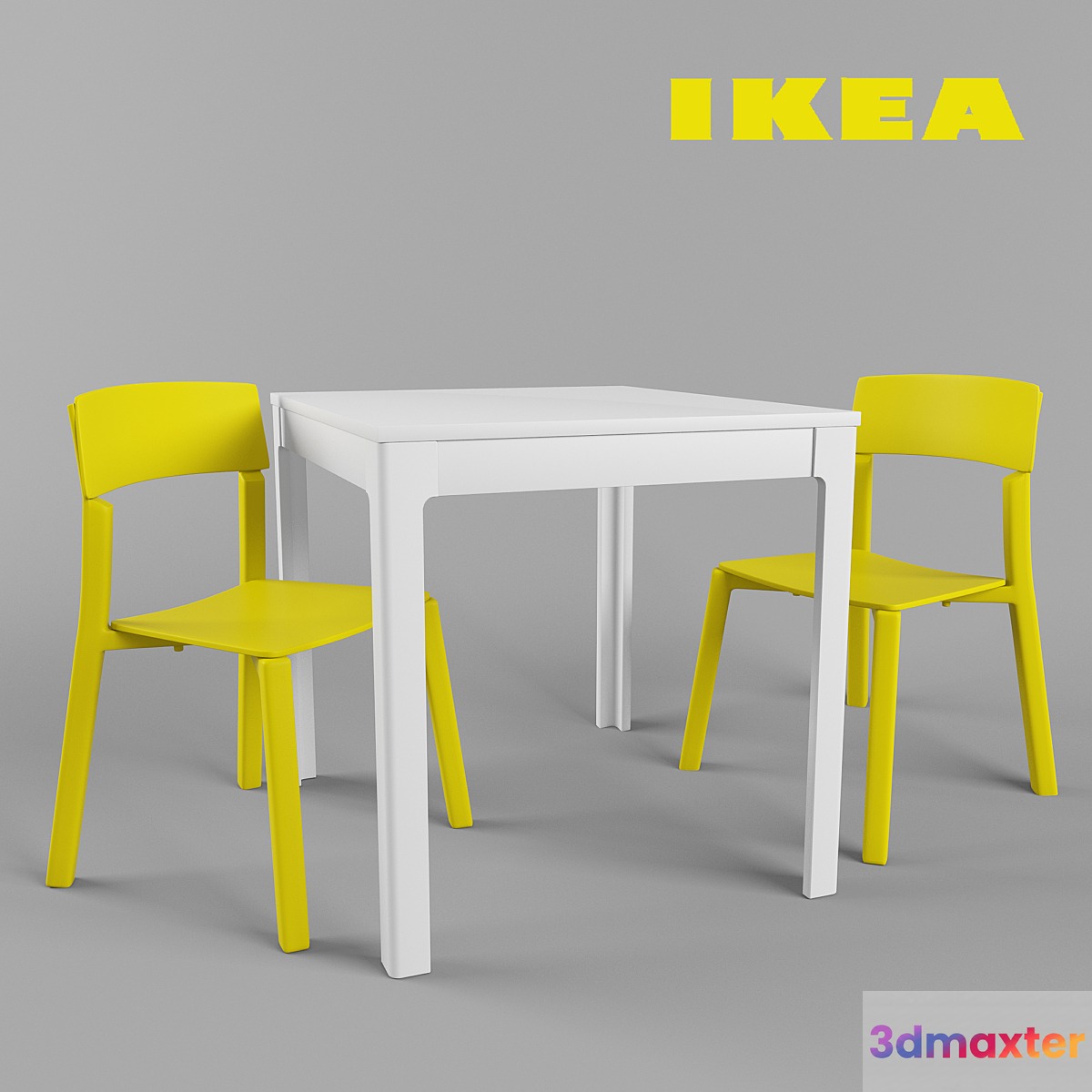 IKEA Dining set for VANGSTA _ YAN-INGE 3D Max