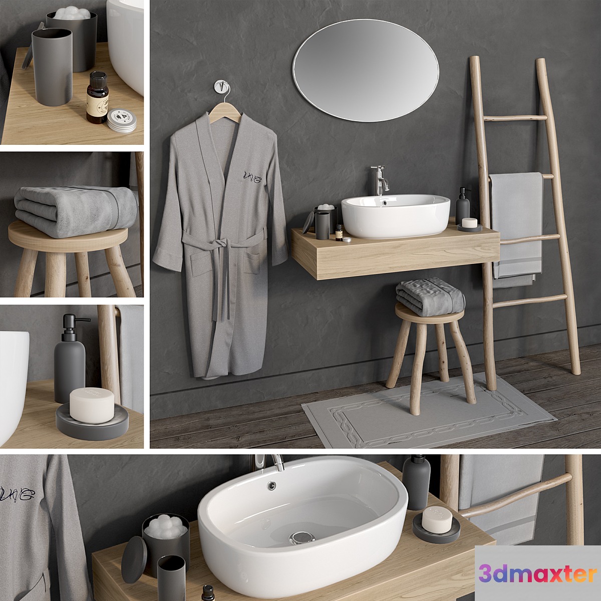 Bathroom 6 3D Max