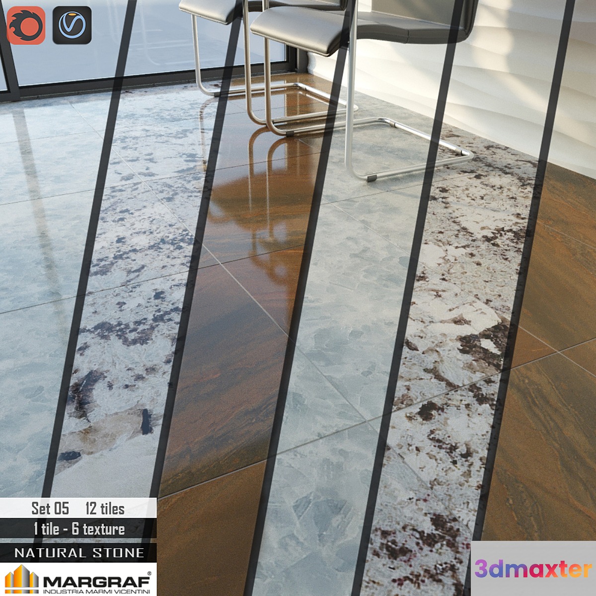 Margraf natural Stone Set 05