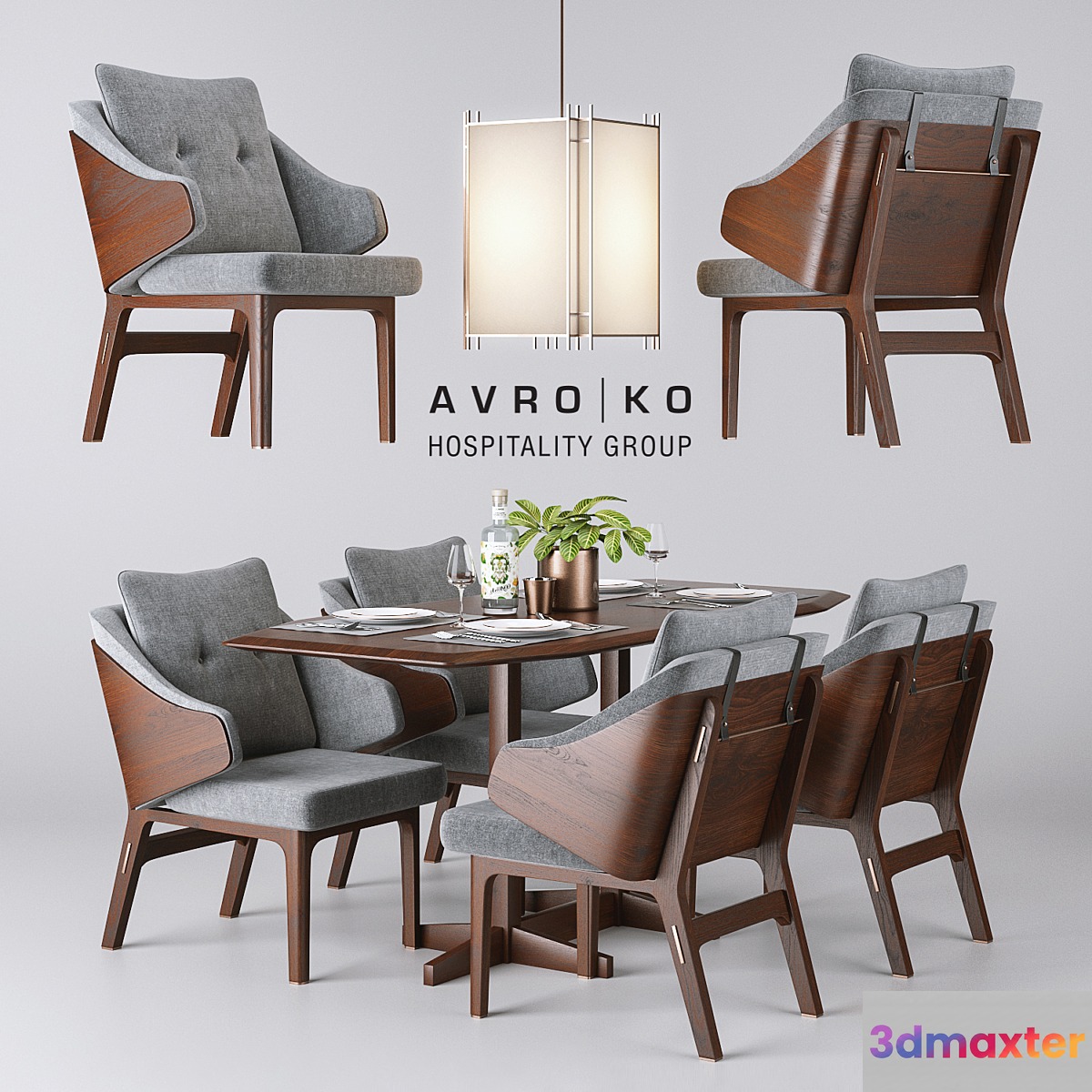 Single Thread Table And Chair - AvroKo