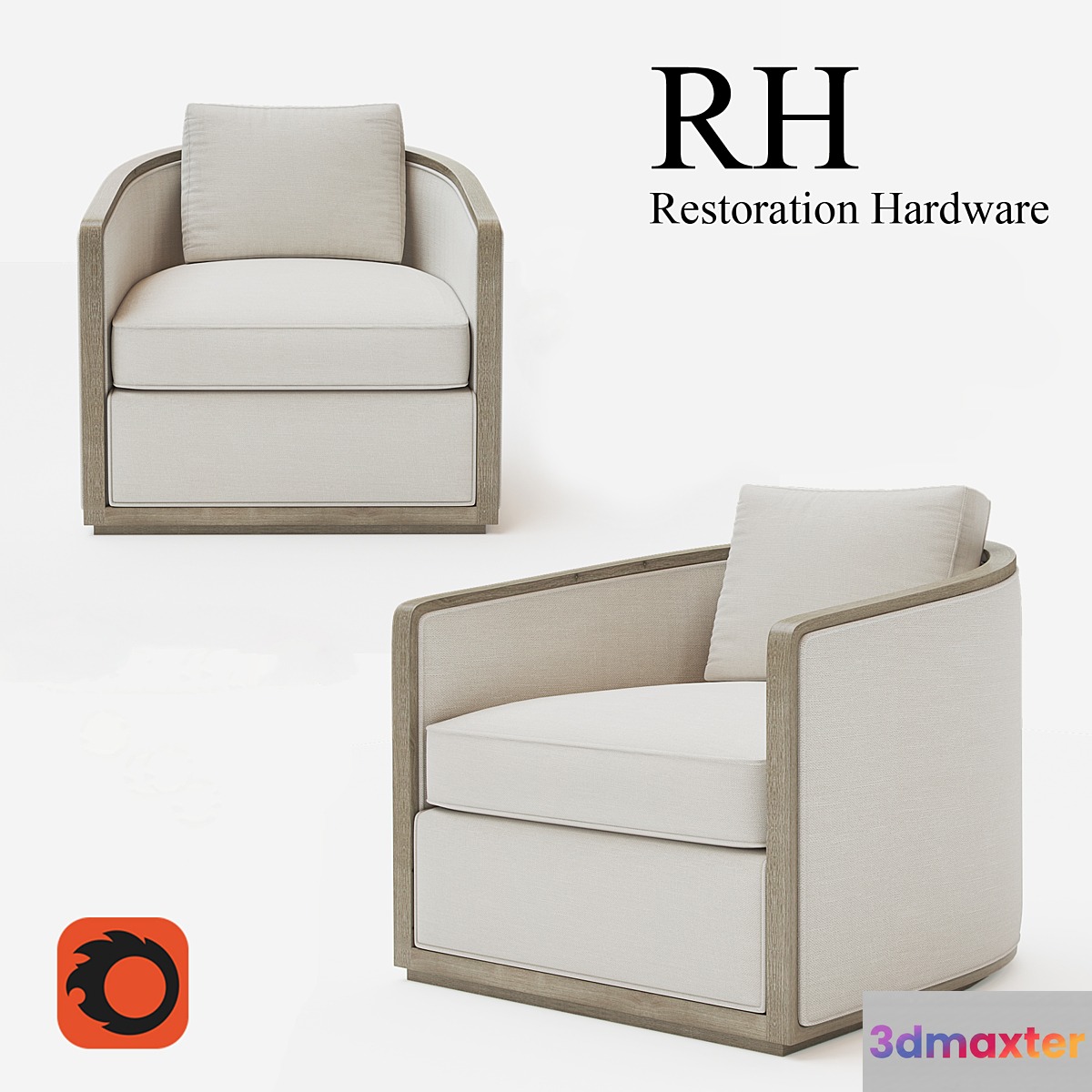DIXON CHAIR 3D Max