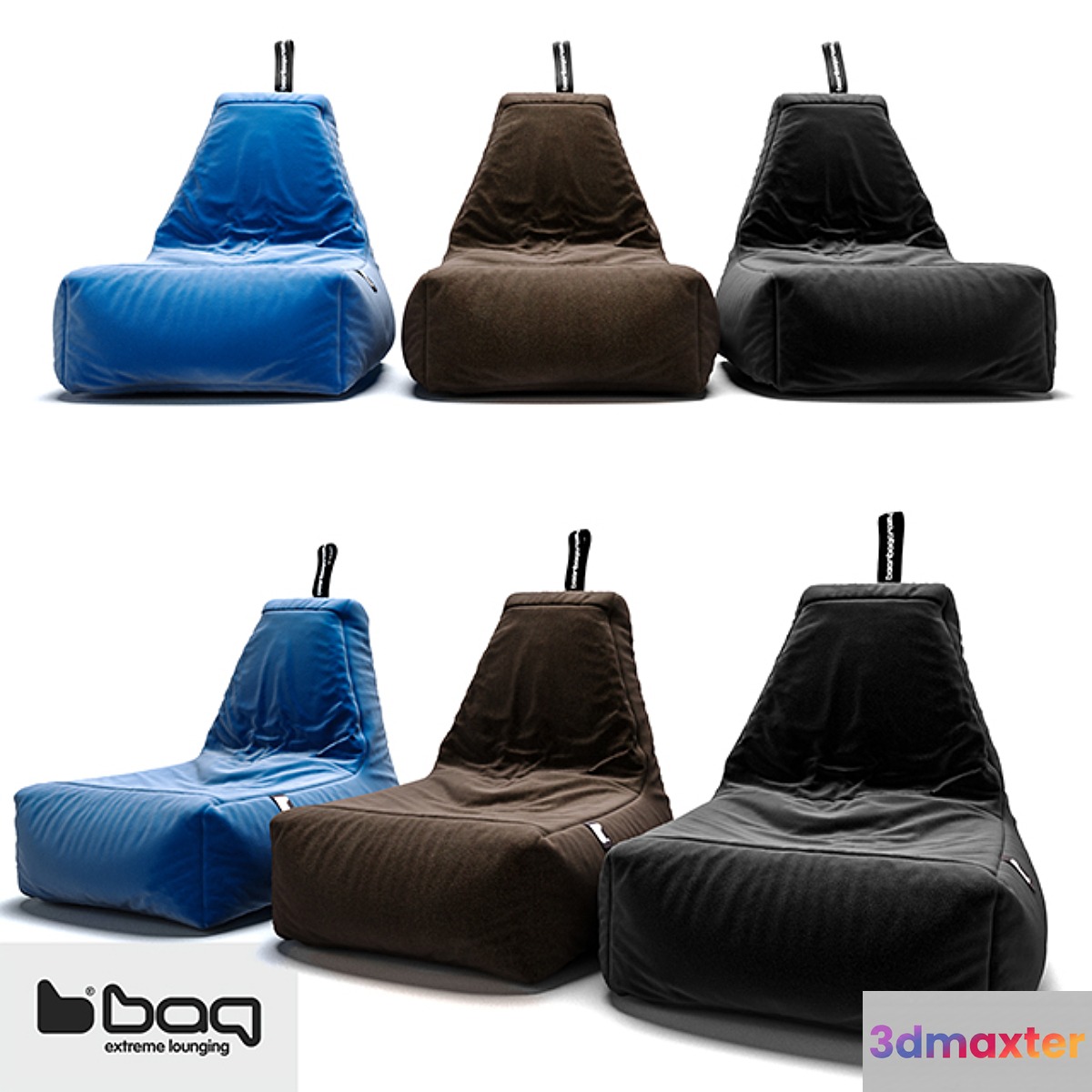 extreme lounging INDOOR BBAG 3D Max