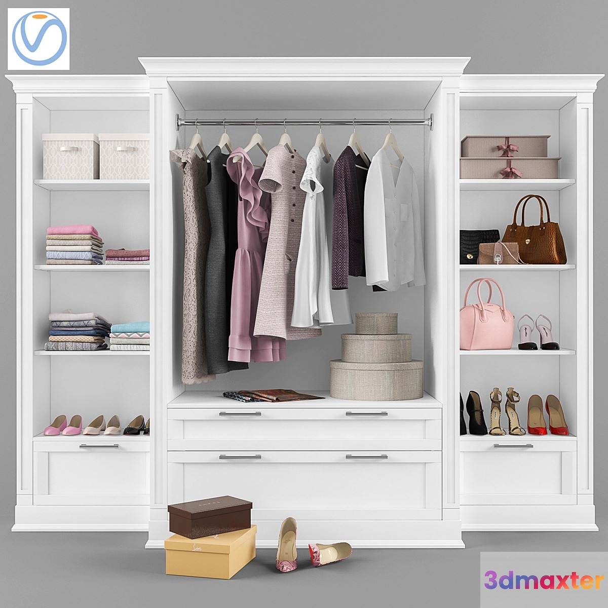 Wardrobe 1 3D Max