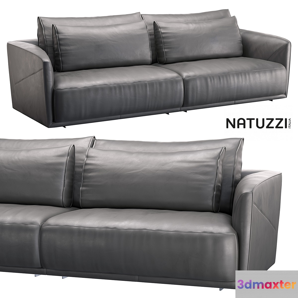 Natuzzi Long Beach Sofa 3D Max