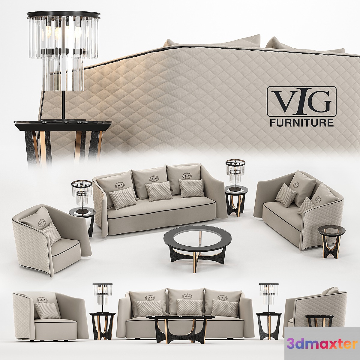 La furniture A & X Talin 3D Max