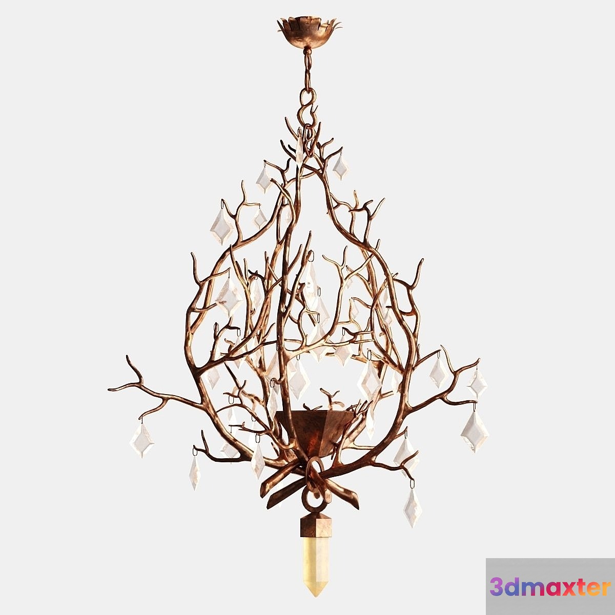 Herve van der Straeten CHANDELIER with Crystals
