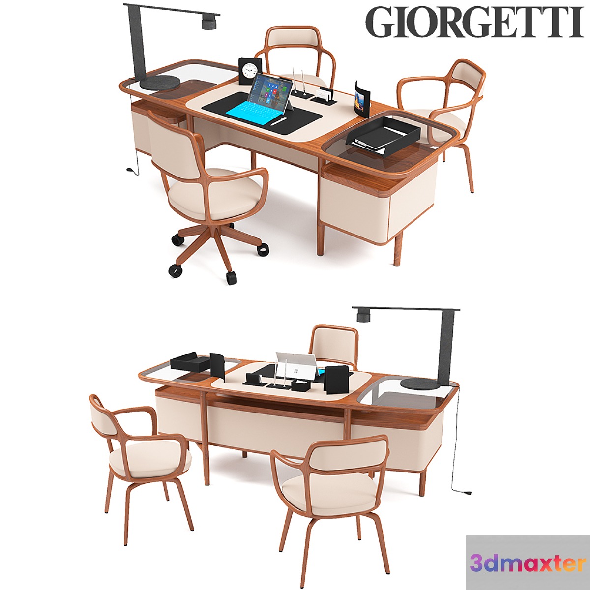 Giorgetti Mogul and Baron Set 3D Max