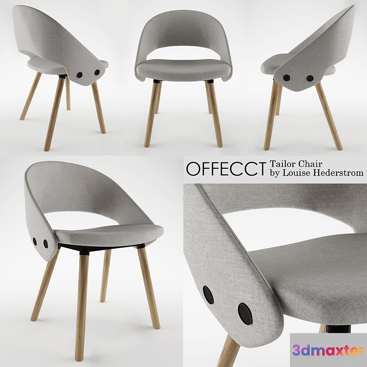 Tailor Chair by Louise Hederstrom. OFFECCT 3D Max