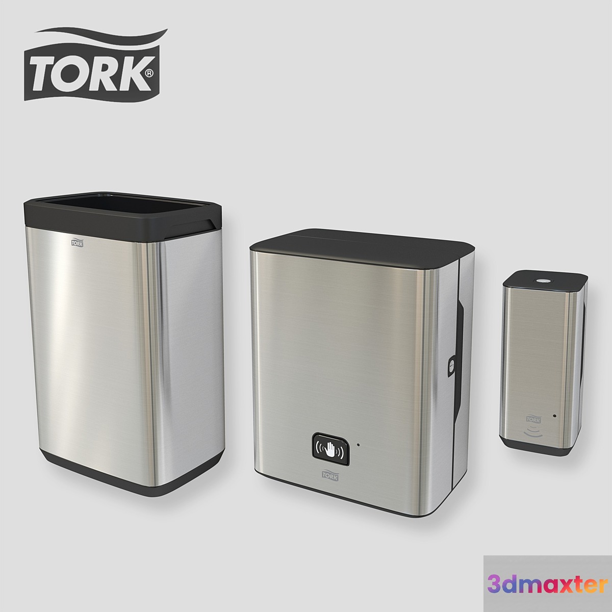 TORK Image Design dispensers + basket 3D Max