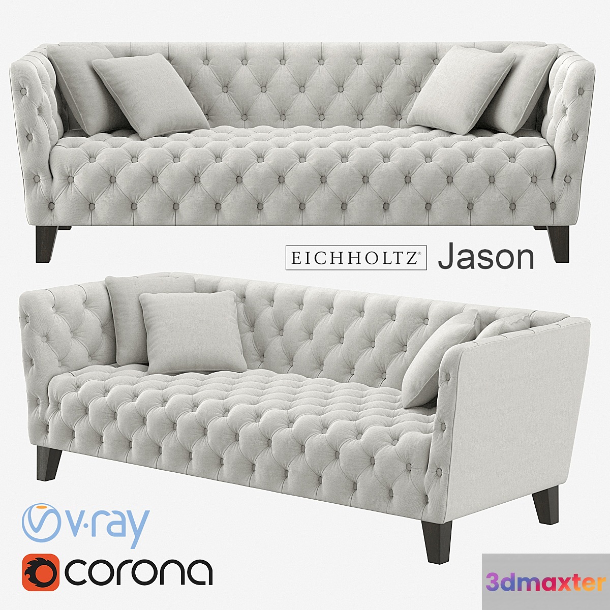 Eichholtz Jason Sofa 3D Max