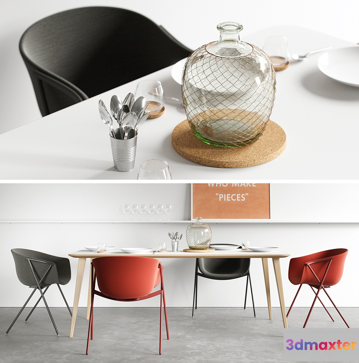 Chair Bai & Table Bob ONDARRETA