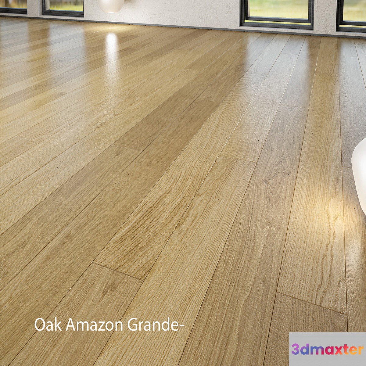 Barlinek Floorboard - Pure Line - Oak Amazon Grande 3D Max