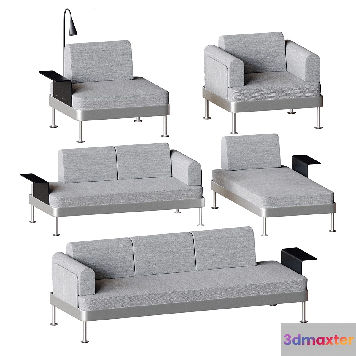 Sofas and armchairs IKEA DELAKTIG 3D Max