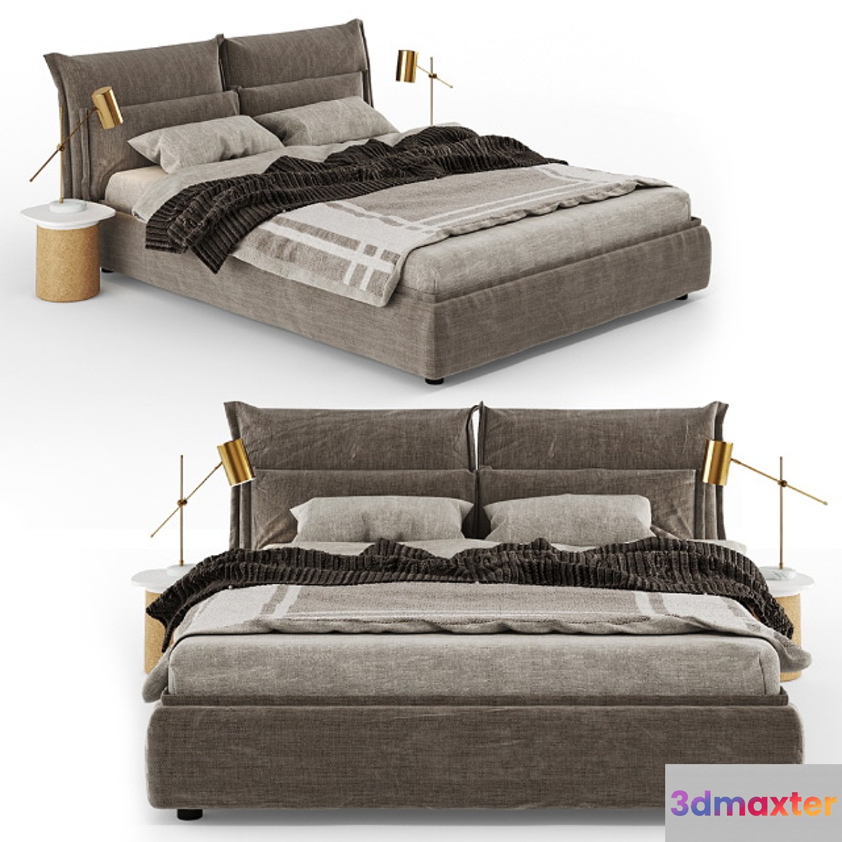 Bed Dorelan - Somnia 3D Max