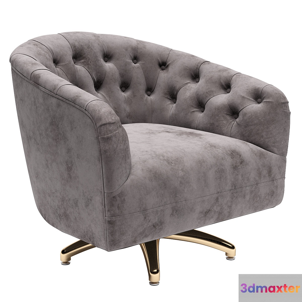 Anselle Swivel Chair 3D Max