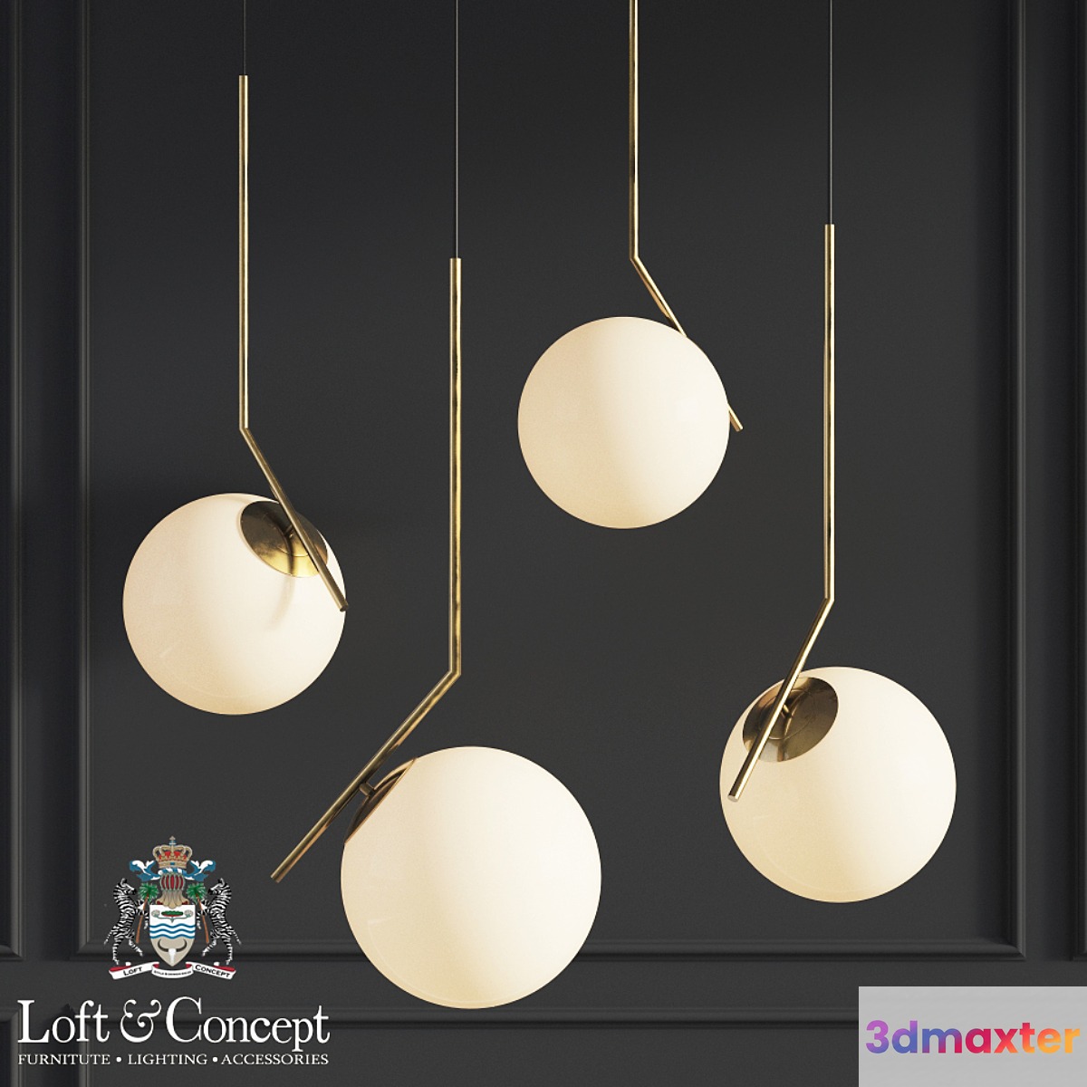Flos Lights Family Michael Anastassiades Pendant 3D Max