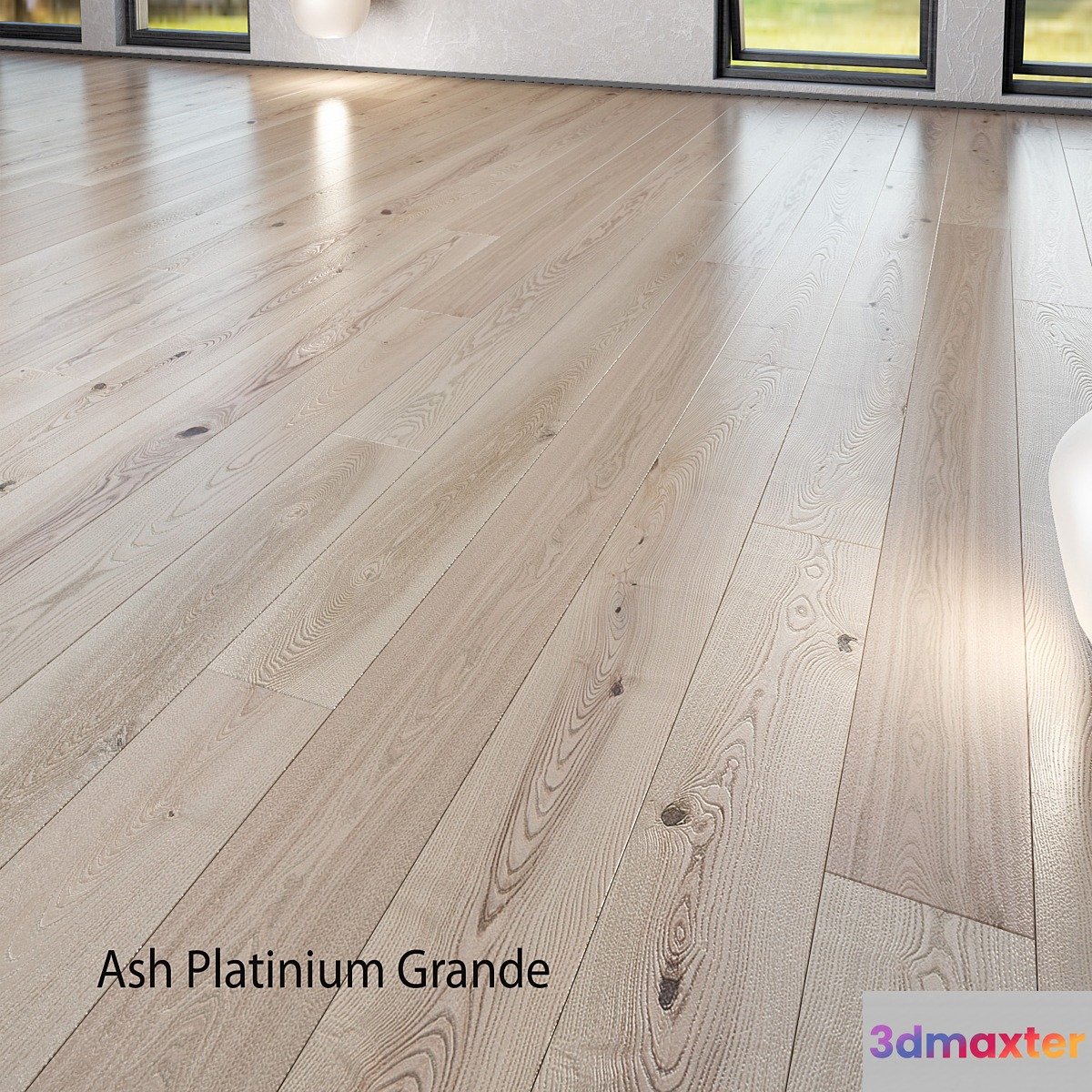 Barlinek Floorboard - Pure Line - Ash Platinium Grande