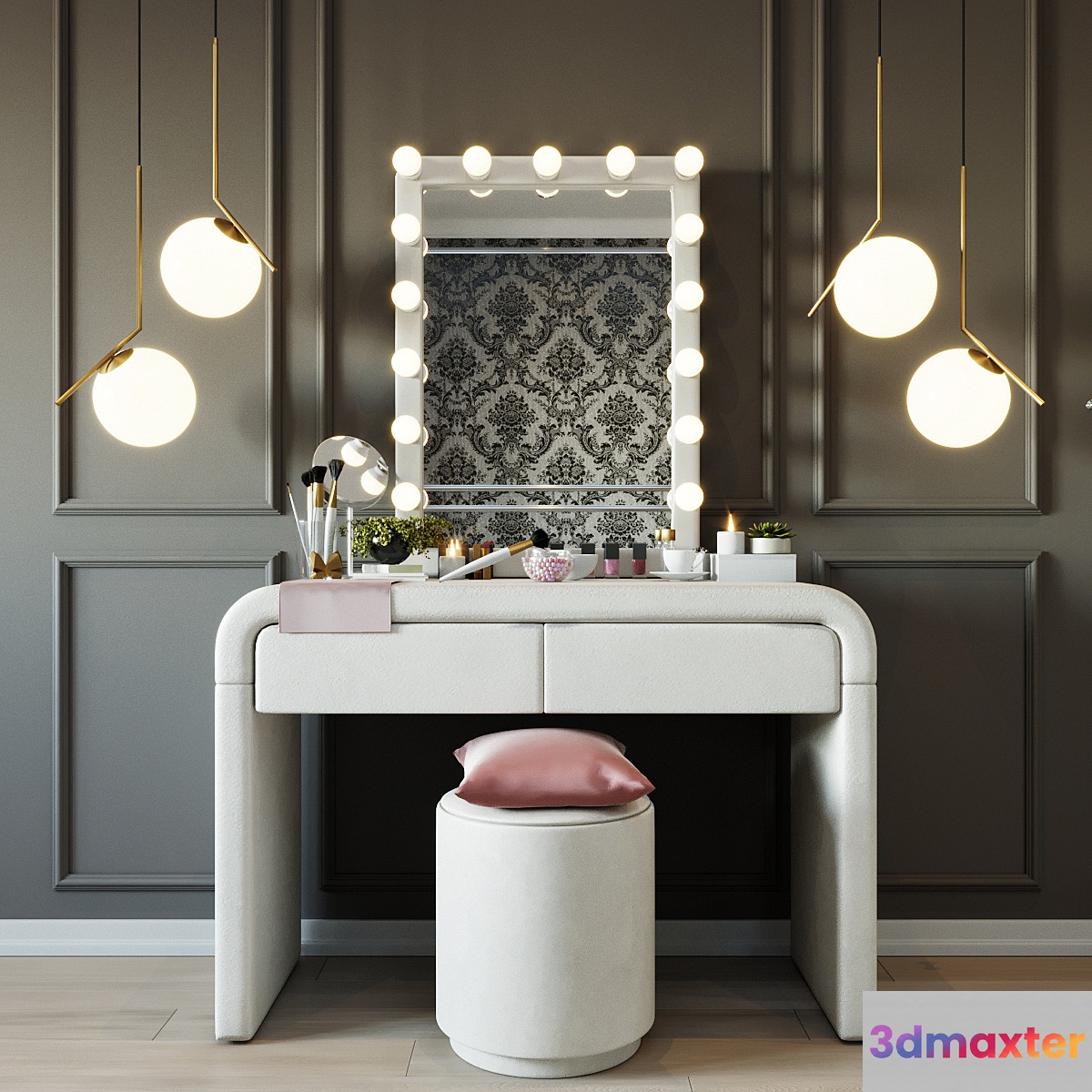 Cosmetic table Signal 3D Max