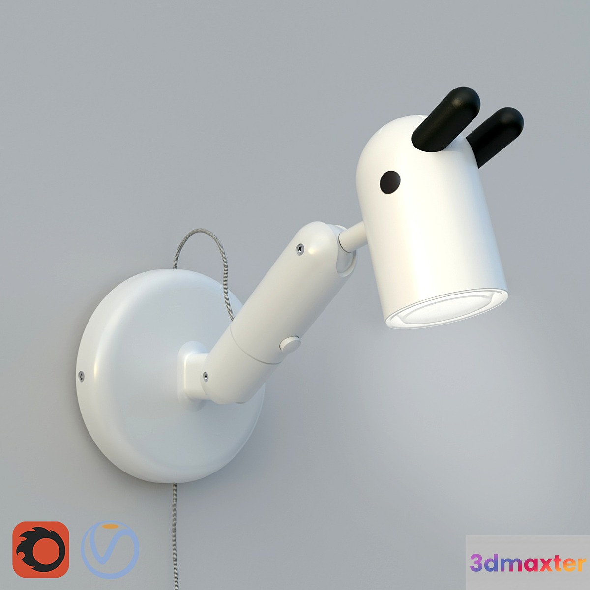 Sconce Ikea Krux 3D Max