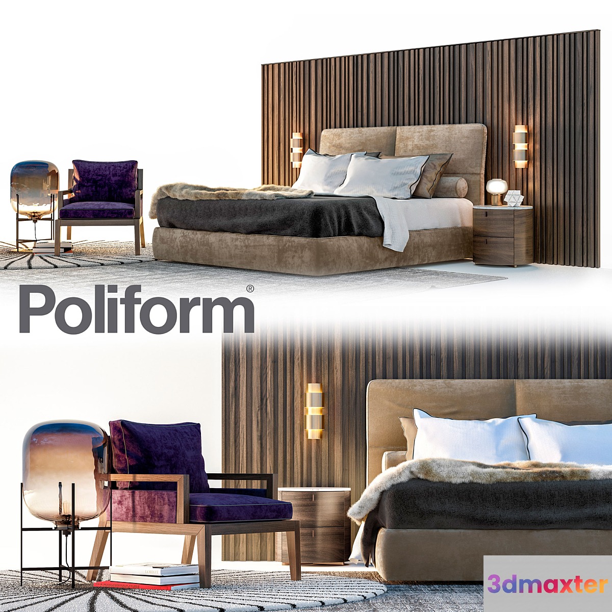 Poliform interior07 3D Max