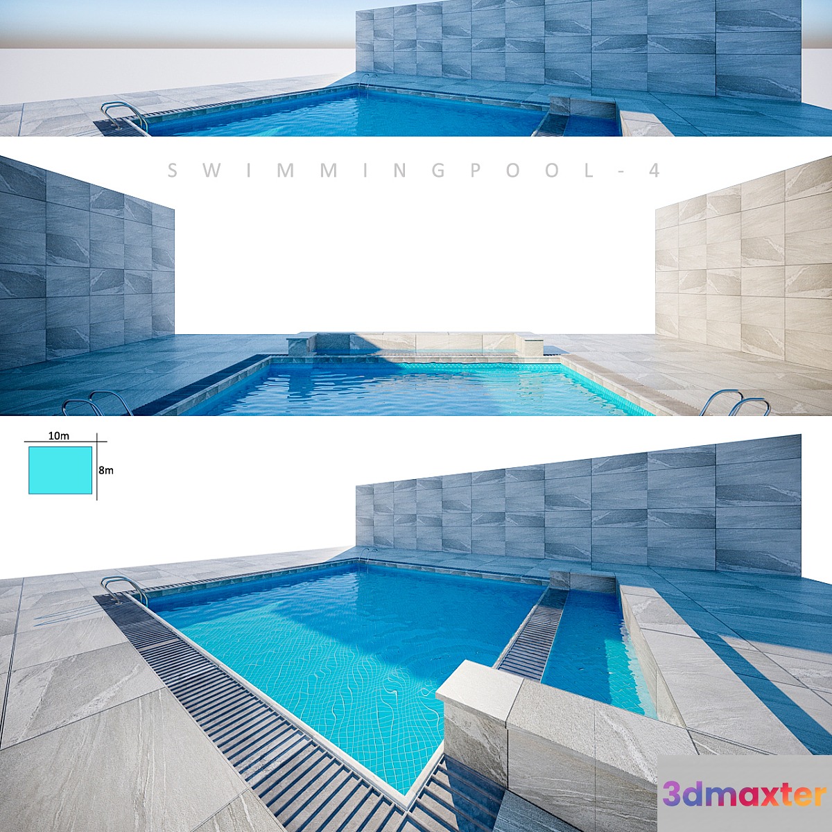 SWIMMING POOL 4 3D Max