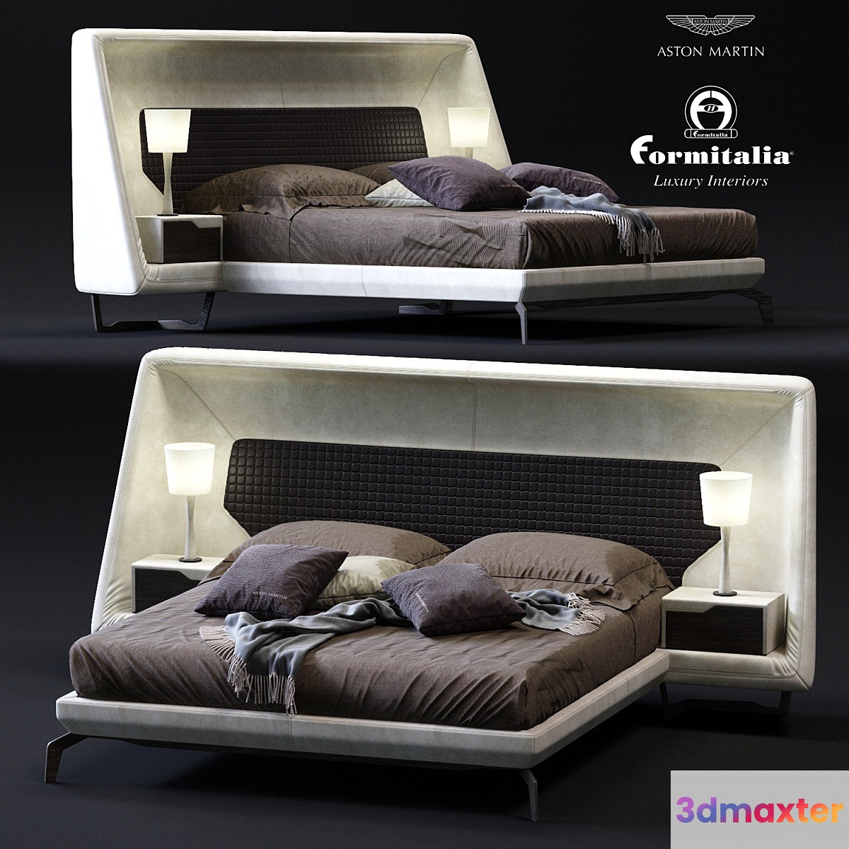 Aston Martin V146 Bed 3D Max