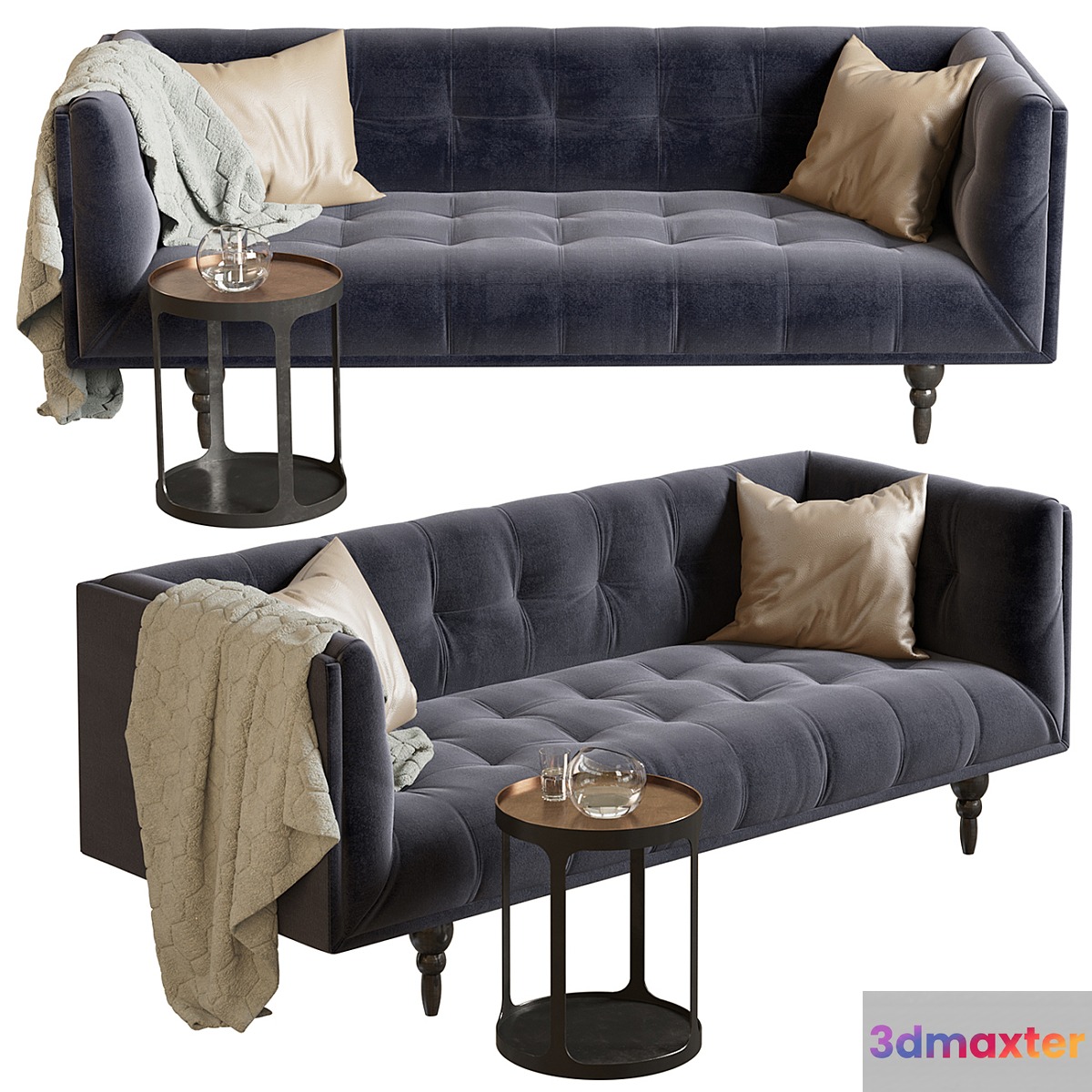 Connor 3 Seater Sofa 3D Max