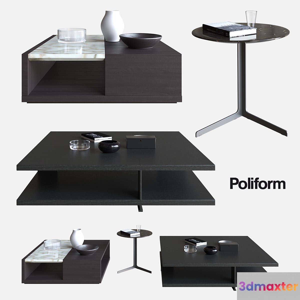 POLIFORM COFFEE TABLES BRISTOL & CLASS & BABA