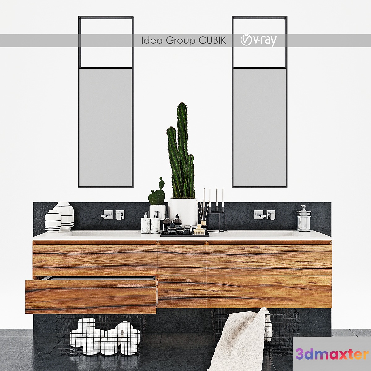 Set of furniture Idea Group CUBIK 3D Max