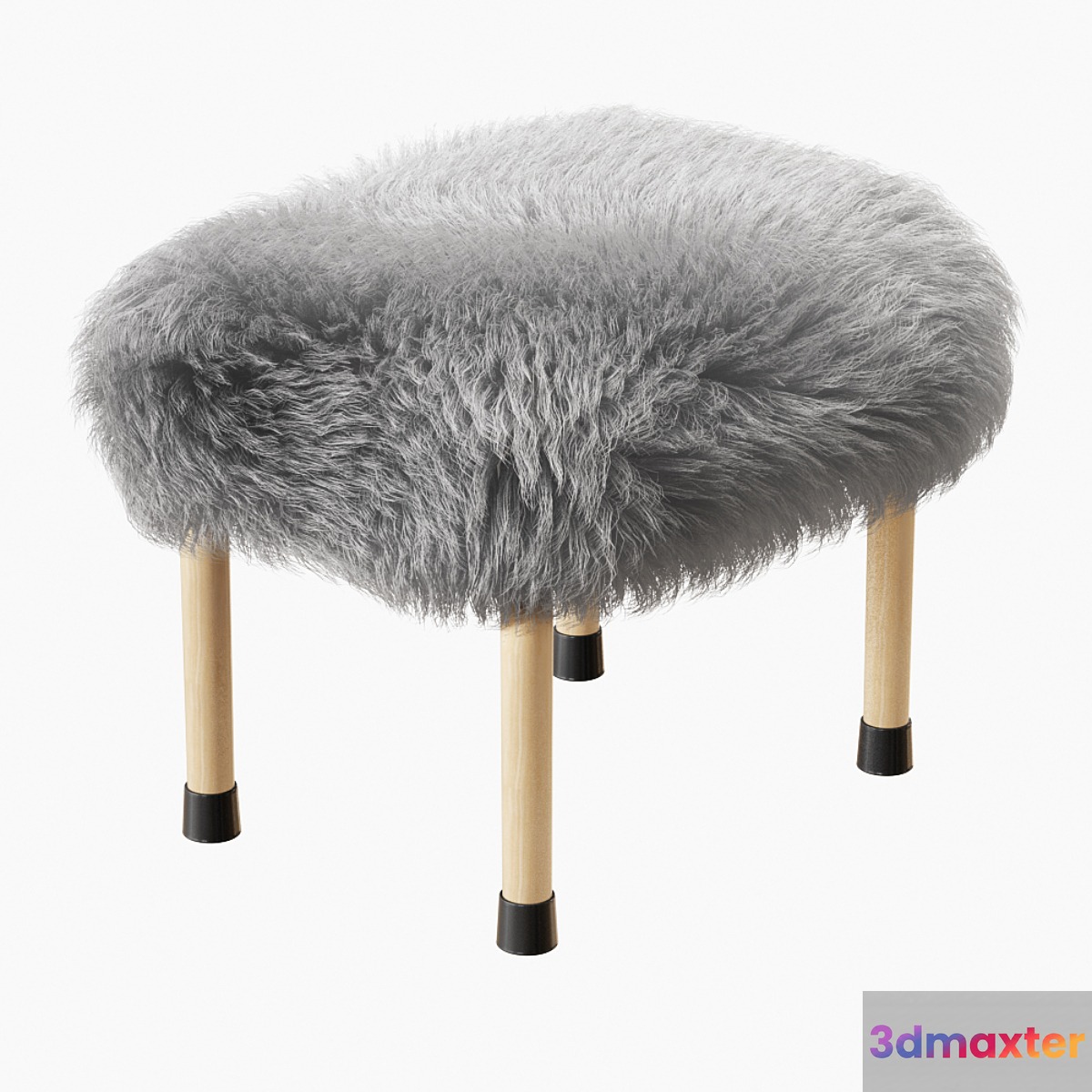 Nerys Sheepskin Footstool