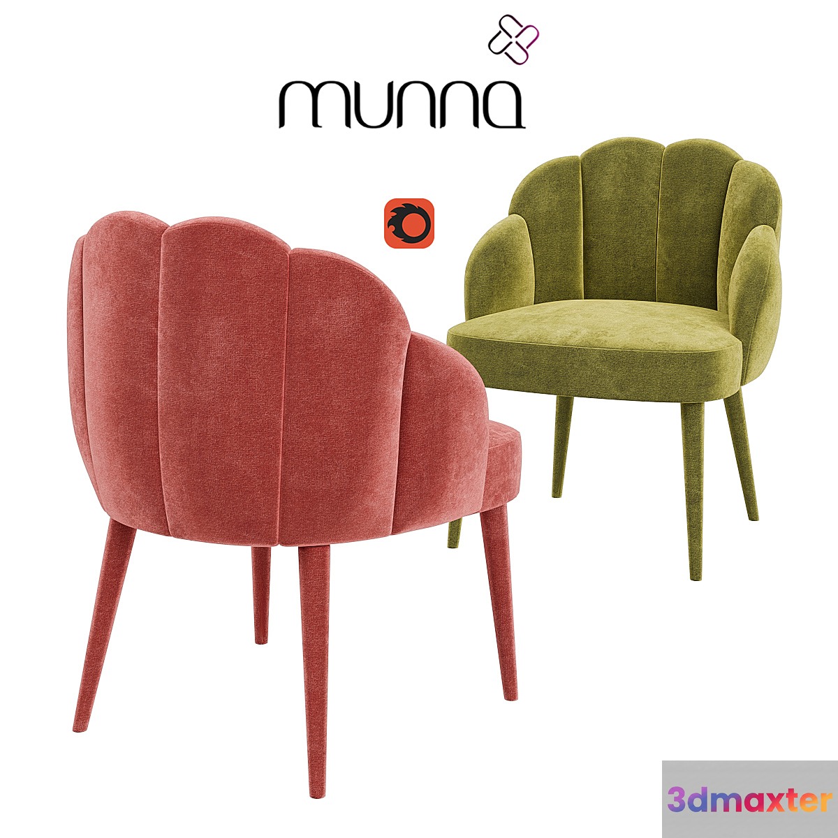 Munna Daisy Chair 3D Max