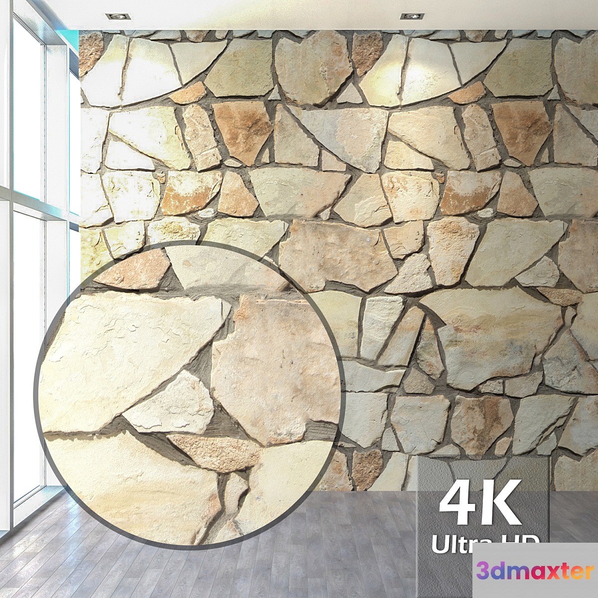 Natural stone 02 3D Max