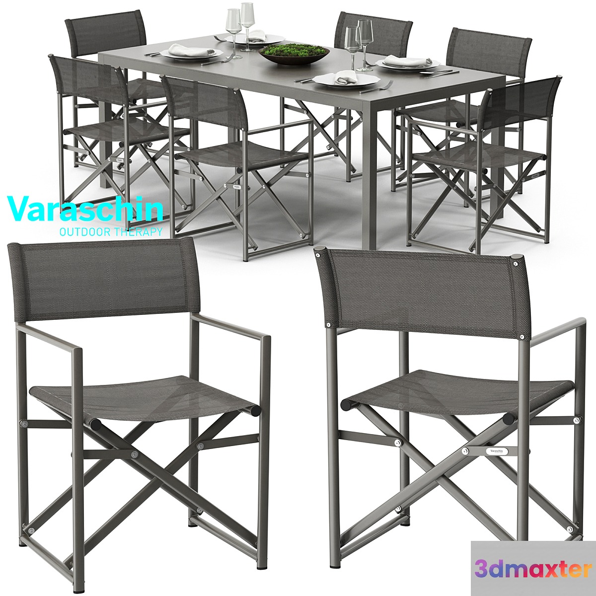 Varaschin VICTOR movie director chair 3D Max