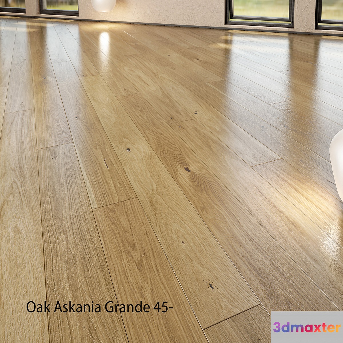Barlinek Floorboard - Pure Line - Oak Askania Grande 3D Max