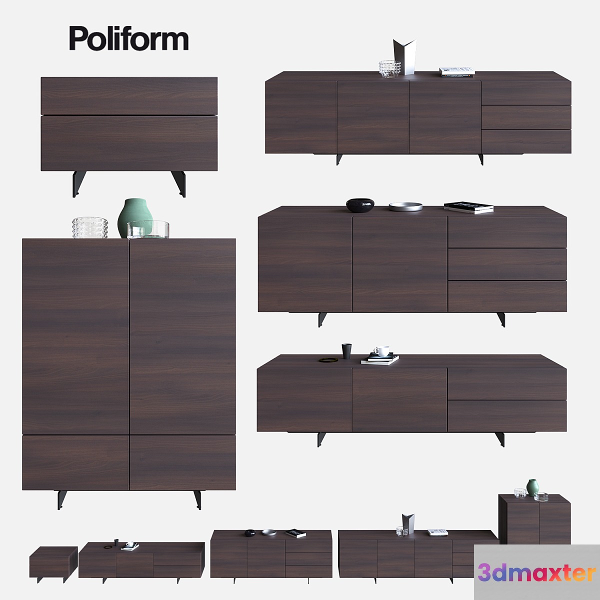 POLIFORM NIGHT COMPLEMENTS & SIDEBOARDS PANDORA & NIGHT