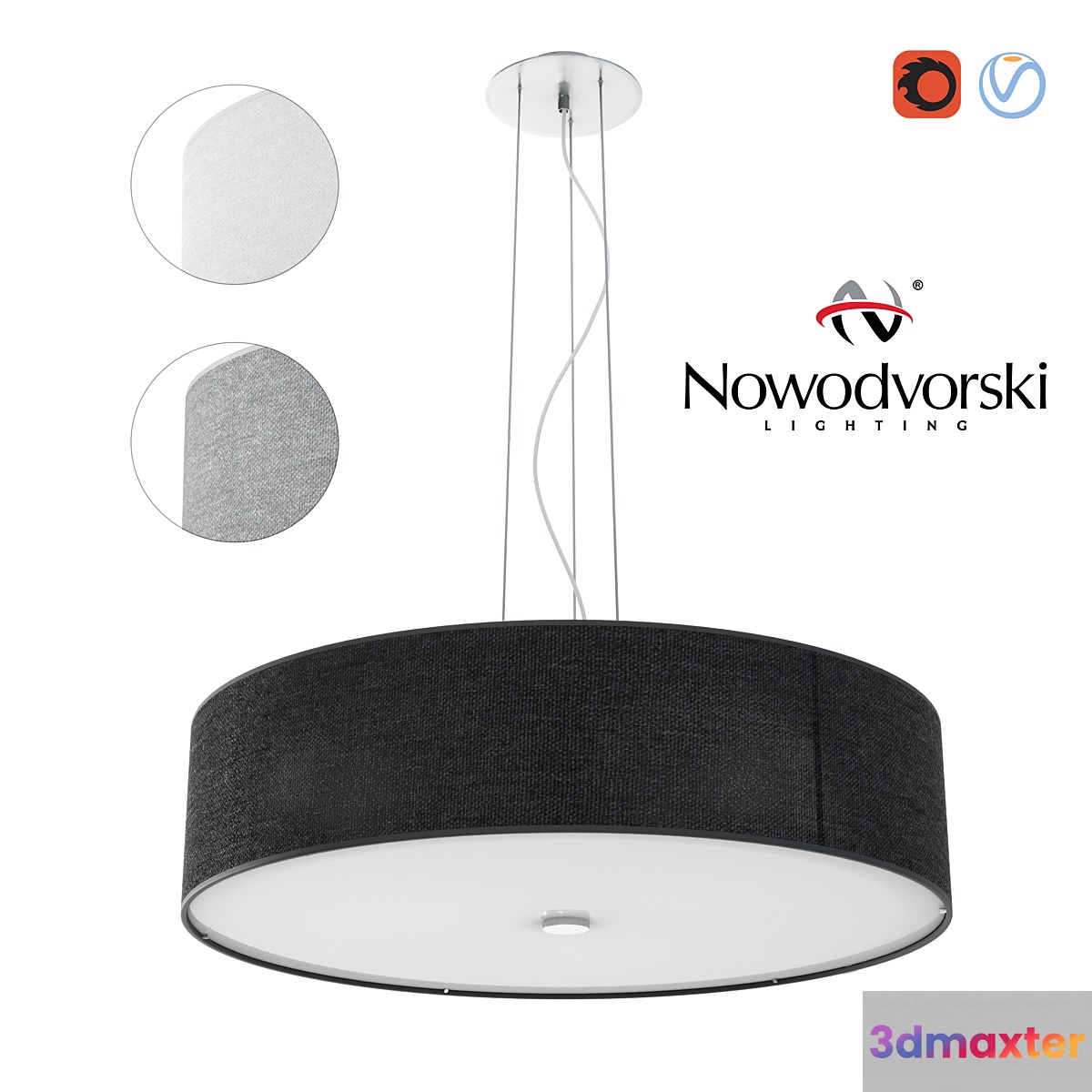 Pendant lamp Nowodvorski Viviane 3D Max