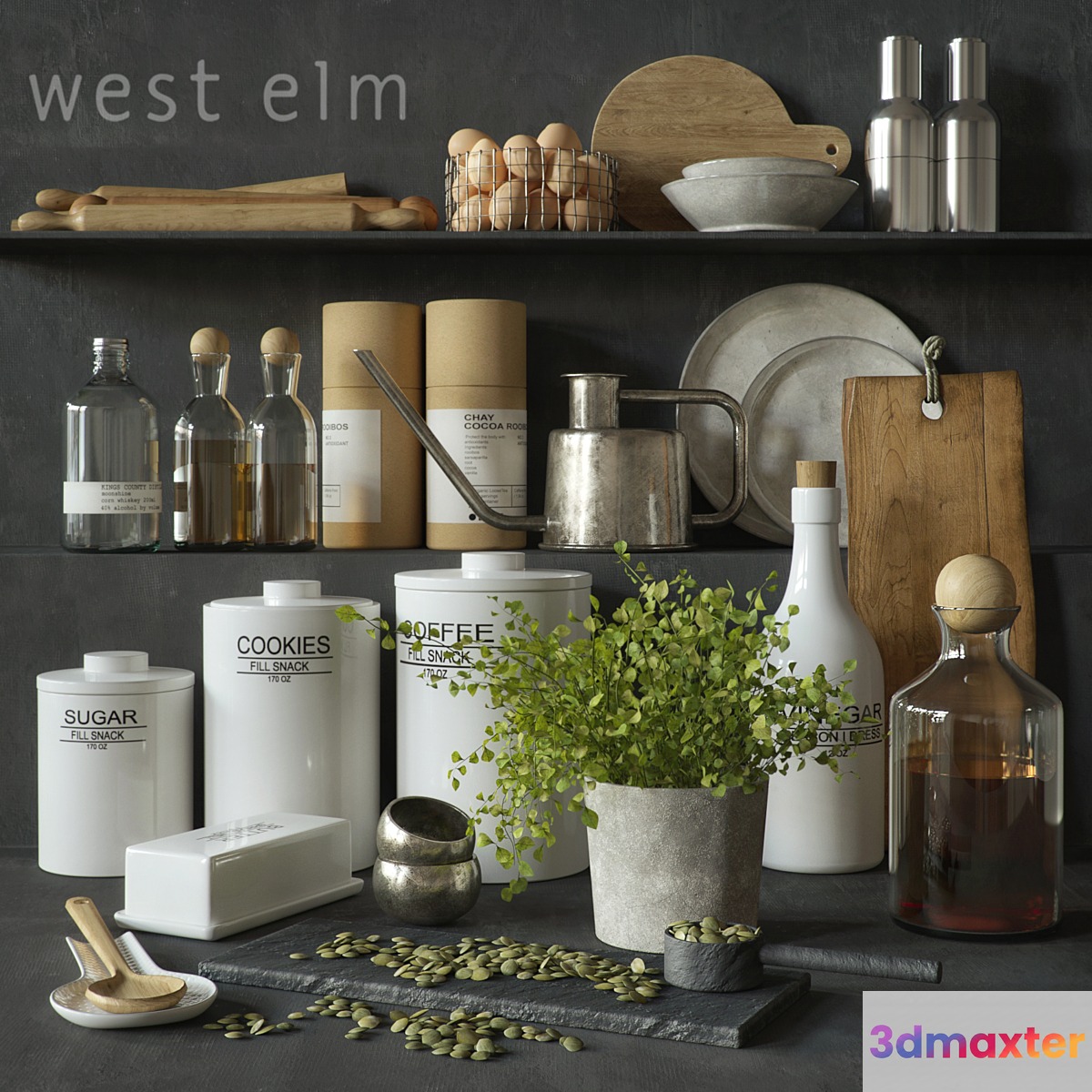 West elm 3D Max