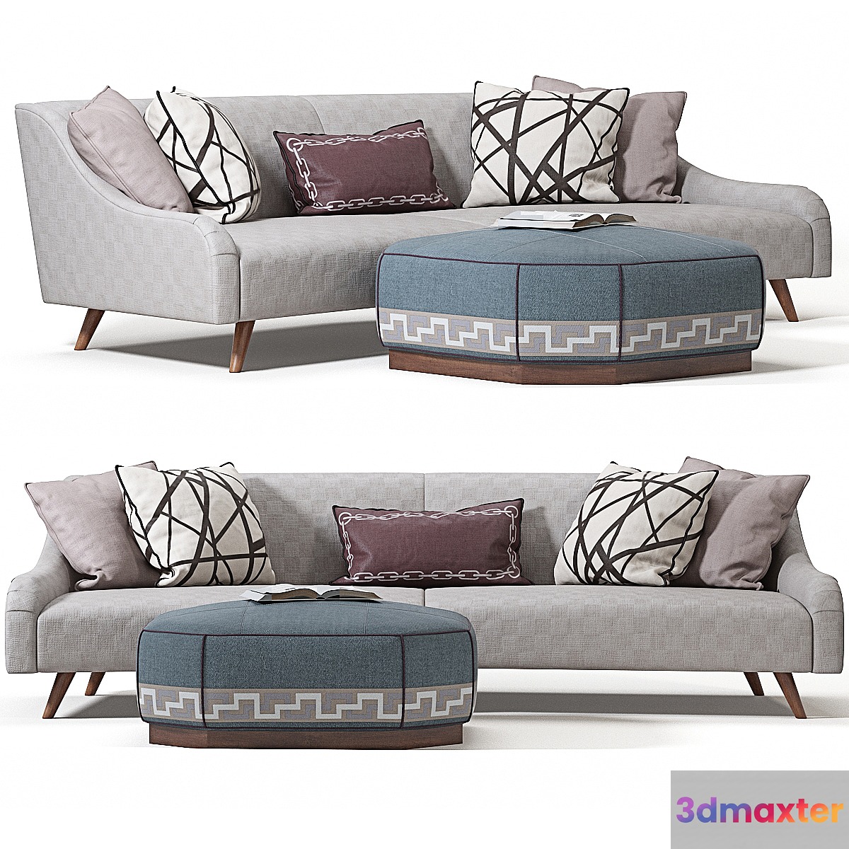 Jay Jeffers Custom Curved Sofa - No.2